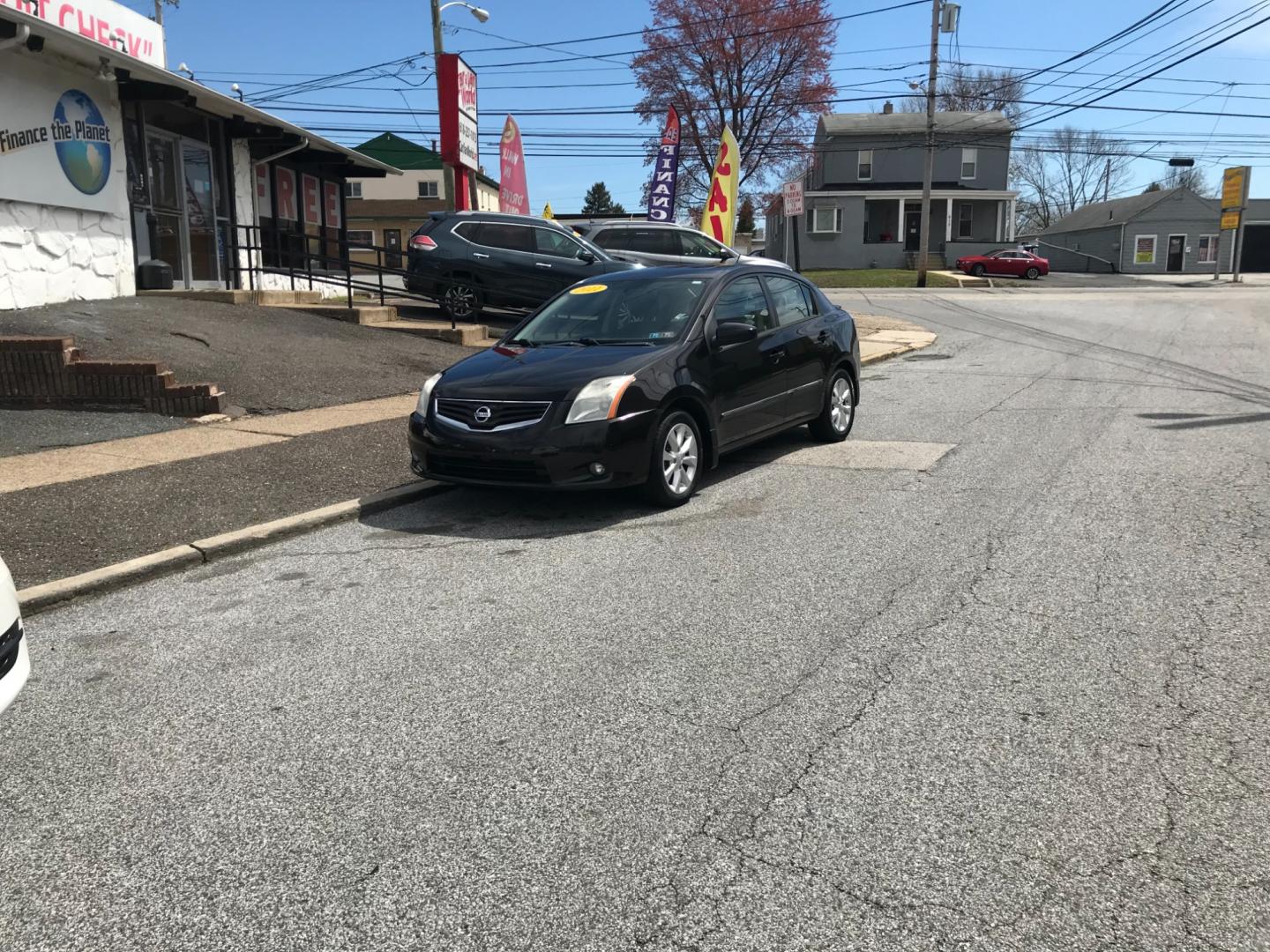 2011 Black /Gray Nissan Sentra SL (3N1AB6AP6BL) with an 2.0 engine, Automatic transmission, located at 577 Chester Pike, Prospect Park, PA, 19076, (610) 237-1015, 39.886154, -75.302338 - Photo#1